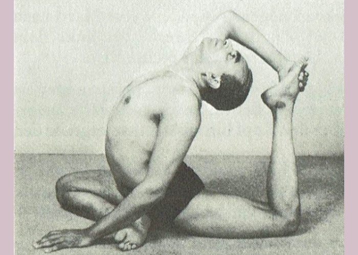 Eka Pada Rajakapotasana-B.K.S. Iyengar